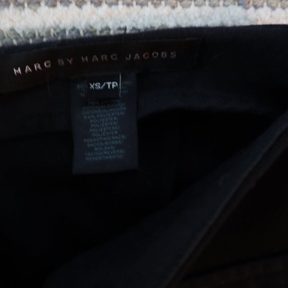 Marc Jacobs Military Style Black Mini Skirt - Picture 3 of 4